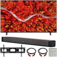 LG 65UP8000PUA 65UP8000PUR 65 Inch Series 4K Smart UHD TV 2021 Bundle with Deco Home 60W 2.0 Channel Soundbar, 37-100 inch TV Wall Mount Bracket Bundle and 6-Outlet Surge Adapter
