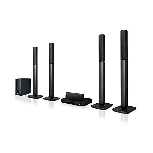  LG LHD457 Bluetooth Multi Region Free 5.1-Channel DVD Home Theater Speaker System wFree HDMI Cable, 110-240v