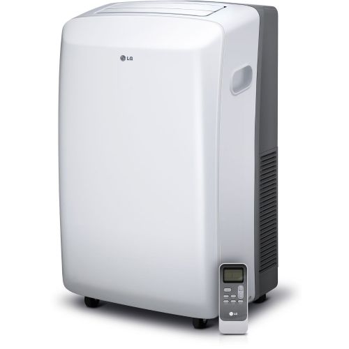  LG 10,000 BTU 115V Portable Air Conditioner with Remote Control, White