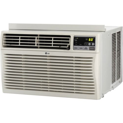  LG 24,500 BTU Eco-Friendly Window Mounted Air Conditioner, (230-Volt Plug), with 3 Cooling and 3 Speed Modes, 12-Hour OnOff Timer, Easy Clean Mesh Filter, Energy Saver Function wi