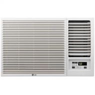 LG 7,500 115V Window-Mounted 3,850 BTU Supplemental Heat Function Air Conditioner, White