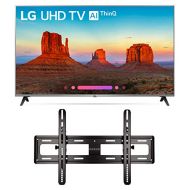 LG Electronics 65UK7700PUD 65-Inch 4K Ultra HD Smart LED TV (2018 Model) Bundle with Sanus Vmpl50A-B1 32-Inch to 70-Inch