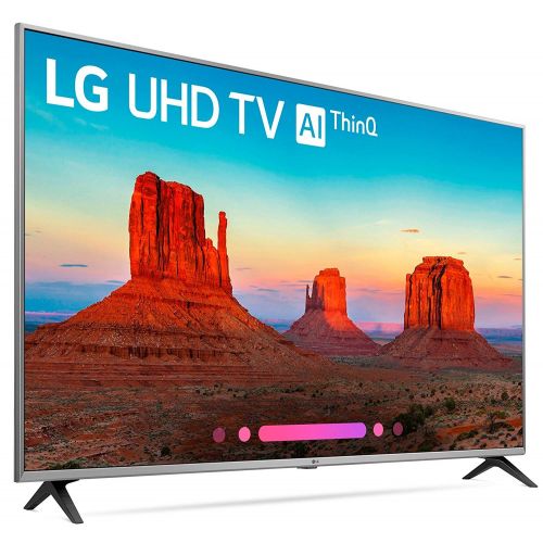  LG Electronics 65UK7700PUD 65-Inch 4K Ultra HD Smart LED TV (2018 Model) Bundle with Sanus Vmpl50A-B1 32-Inch to 70-Inch