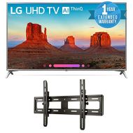 LG Electronics 55UK7700PUD 55-Inch 4K Ultra HD Smart LED TV (2018 Model) Bundle with Sanus Vmpl50A-B1 32-Inch to 70-Inch + 1 Year Extended Warranty