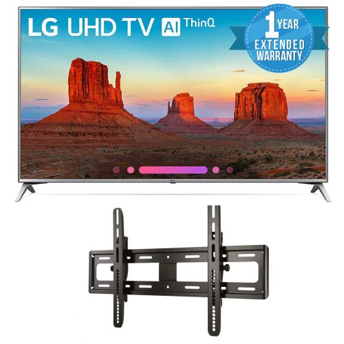  LG Electronics 55UK7700PUD 55-Inch 4K Ultra HD Smart LED TV (2018 Model) Bundle with Sanus Vmpl50A-B1 32-Inch to 70-Inch + 1 Year Extended Warranty