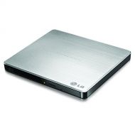 LG Electronics 8X USB 2.0 Super Multi Ultra Slim Portable DVD+-RW External Drive with M-DISC Support, Retail (Silver) GP60NS50