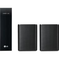 Bestbuy LG - Powered Wireless Rear Channel Speakers (Pair) - works with select LG soundbars - Black