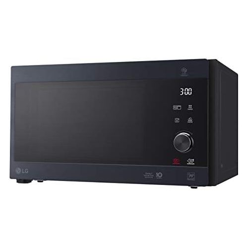  [아마존베스트]LG MH6565CPW Smart Inverter Microwave 1000 W, Grill 900 W, Micro+Grill 1450 W, 25 Litre Capacity, LED Display, Crispy Plate, Inner Plate 292 mm, Matte Black