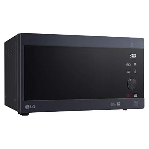  [아마존베스트]LG MH6565CPW Smart Inverter Microwave 1000 W, Grill 900 W, Micro+Grill 1450 W, 25 Litre Capacity, LED Display, Crispy Plate, Inner Plate 292 mm, Matte Black
