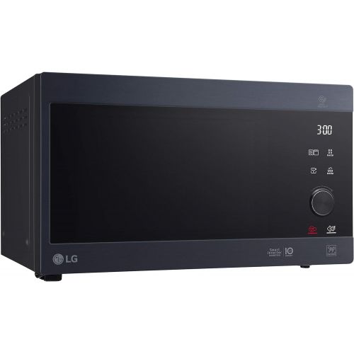  [아마존베스트]LG MH6565CPW Smart Inverter Microwave 1000 W, Grill 900 W, Micro+Grill 1450 W, 25 Litre Capacity, LED Display, Crispy Plate, Inner Plate 292 mm, Matte Black