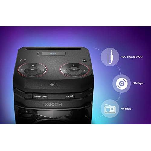  LG Electronics LG XBOOM ON2 Onebody Sound System CD/DVD, USB/HDMI, Bluetooth, Karaoke Functions