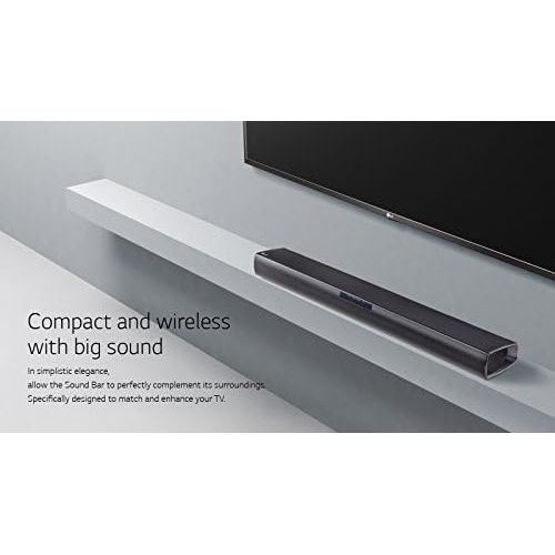  LG Electronics LG SJ2 2.1 Soundbar (160 W, Wireless Subwoofer, Bluetooth) Black