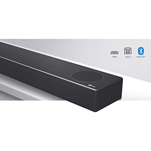  LG Electronics LG DSN7CY Soundbar (160 Watt), Meridian Technology (Dolby Atmos, HDMI, Bluetooth), Black [Model Year 2020]