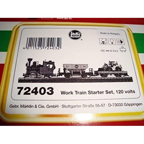  LGB Freight G Scale Starter Set with Sound - 120 Volts
