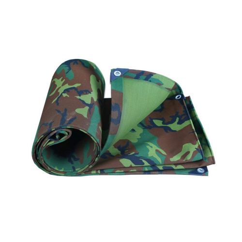  LGQ-HW Tarpaulin Camouflage Canvas Padded Waterproof Sunscreen Trailer Set Picnic Camping Tarpaulin (Size : 3x5m)