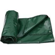 LIANGLIANG-pengbu LIANGLIANG Tarpaulin Waterproof Outdoor Double-Sided Waterproof Sun Protection Fire Prevention Thick and Durable Foldable Tarpaulin with Metal Hole Eye PVC Plastic, 7 Sizes3 Colors