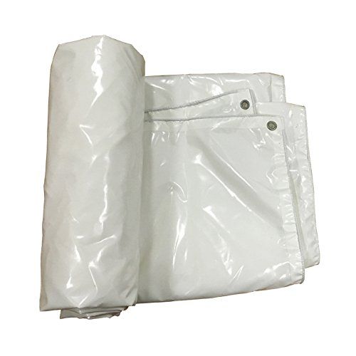  LIANGLIANG-pengbu LIANGLIANG Tarpaulin Waterproof Outdoor Double-Sided Waterproof Sun Protection Fire Prevention Thick and Durable Foldable Tarpaulin with Metal Hole Eye PVC Plastic, 7 Sizes3 Colors