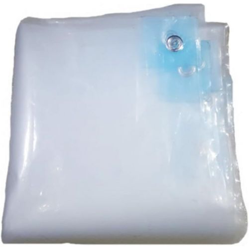  LIANGLIANG-pengbu LIANGLIANG Tarpaulin Waterproof Outdoor Rainproof Sunscreen Transparent Foldable Multifunctional Tarpaulin with Metal Hole Eye Plastic, 22 Sizes (Color : Clear, Size : 3x3m)