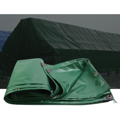 LIANGLIANG-pengbu LIANGLIANG Tarpaulin Waterproof Outdoor Rainproof Sun Protection Dust-Proof Foldable Tarpaulin with Metal Hole Eye PVC Plastic, 15 Sizes (Color : Green, Size : 4.8x6.8m)