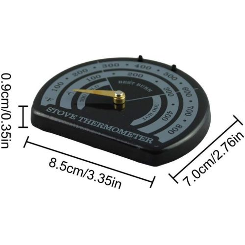  LIANXUE Magnetic Wood Fireplace Fan Stove Thermometer with Probe Household Sensitivity Barbecue Oven Tool