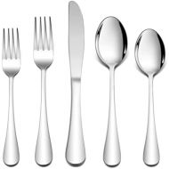 [아마존베스트]LIANYU 30 Piece Flatware Silverware Set for 6, Stainless Steel Cutlery Eating Utensils, Mirror Finished, Dishwasher Safe