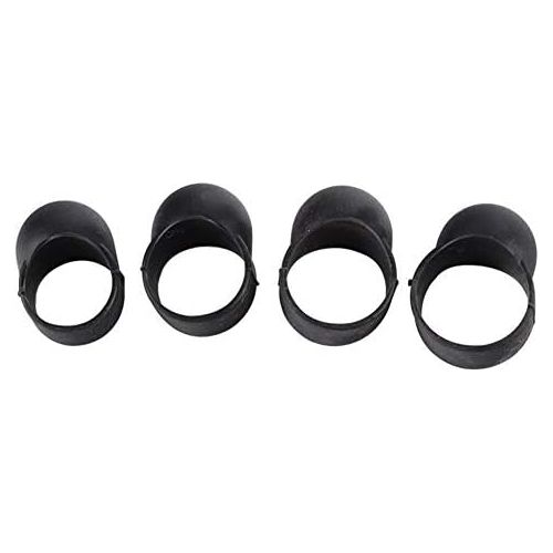  [아마존베스트]LICHENGTAI 4pcs drum finger sleeve, silicone finger picks for percussion instrument, knocking play finger cover for steel tongue drum