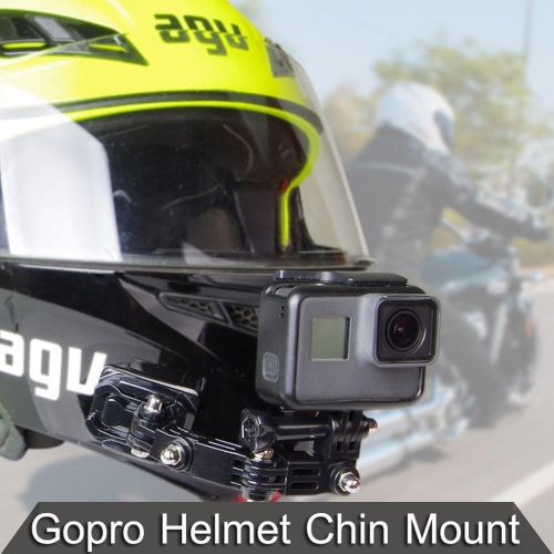  LICHIFIT Lichifit Helm-Kinnhalterung fuer GoPro Hero 6 5 4 3 Xiaomi Yi SJCAM Action Kameras