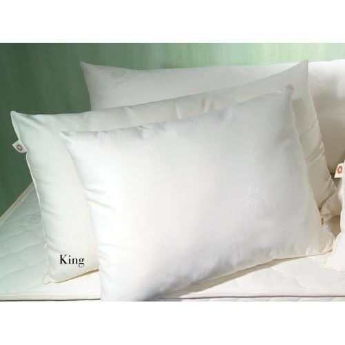  LIFEKIND Certified Organic Cotton Pillow Light Loft (Standard) - Perfect for Kids - Handmade in the USA