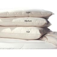 LIFEKIND Certified Organic Pillow; Size: Standard, Loft: Light - Perfect for Kids, GOTS-Certified Organic Wool Fill, Made in The USA