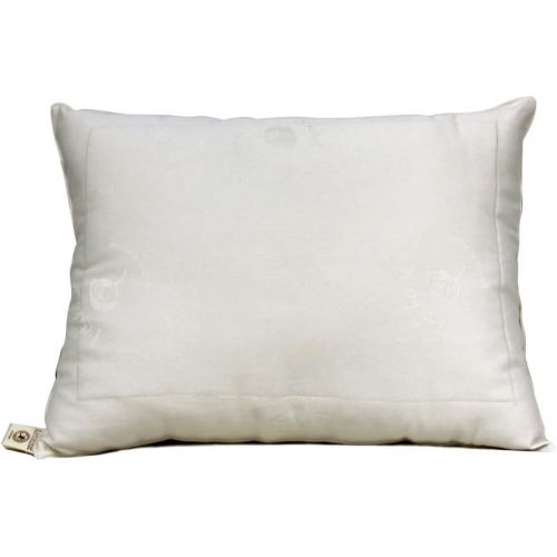  LIFEKIND Certified Organic Pillow; Size: Standard, Loft: Light - Perfect for Kids, GOTS-Certified Organic Wool Fill, Made in The USA