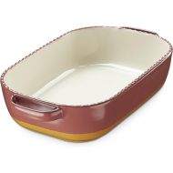 LIFVER Baking Dish, 75 oz Ceramic Baking Dishes for Oven, Ceramic Bakeware, Casserole Dish, Rectangular Lasagna Pan Deep, Porcelain Baking Pan for Cooking, Cake, Banquet , Oven Safe, 11.5X 7.5 Inch