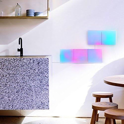  [아마존 핫딜]  [아마존핫딜]LIFX Tile Kit, 5 WLAN-fahige LED-Panels, inkl. Stromversorgung