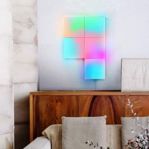  [아마존 핫딜]  [아마존핫딜]LIFX Tile Kit, 5 WLAN-fahige LED-Panels, inkl. Stromversorgung