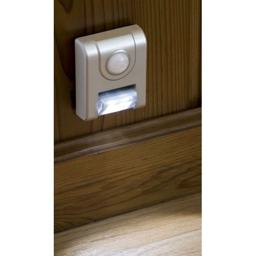  LIGHT IT! by Fulcrum Light It! By Fulcrum, 4-LED Wireless Motion Sensor Light, Battery Operate, Silver