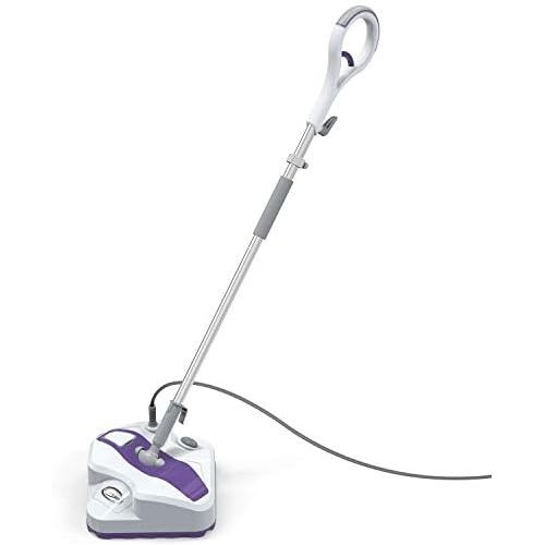  LIGHT N EASY Steam Mop, Powerful Floor Steamer Cleaner Mopper with Automatic Steam Control for Hardfloor, Laminate, Tile, Grout and Carpet, S7338 (White Violet)