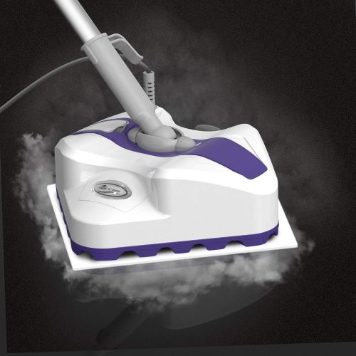  LIGHT N EASY Steam Mop, Powerful Floor Steamer Cleaner Mopper with Automatic Steam Control for Hardfloor, Laminate, Tile, Grout and Carpet, S7338 (White Violet)