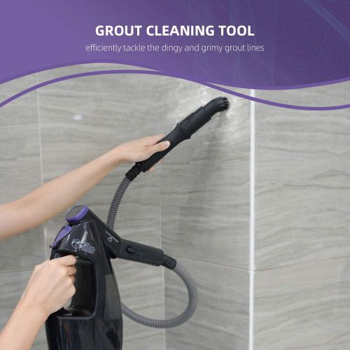  [아마존베스트]LIGHT N EASY Steam Mop Cleaners 5-in-1 with Detachable Handheld Unit, Multi-Purpose Floor Steamer for Hardwood/Grout/Tile/Laminate, Handheld Cleaner for Kitchen/Clothes/Sofa/Window