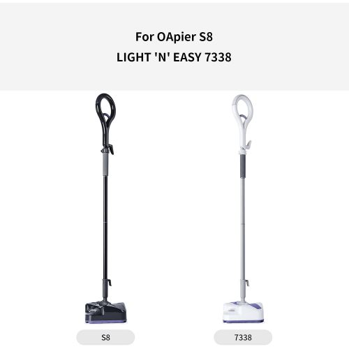  [아마존베스트]LIGHT N EASY 7338&7339 Pads(2pcs) Steam Mop, White