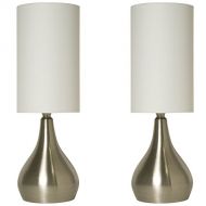 LIGHTACCENTS Light Accents Touch Table Lamp 18 Tall with 3-Stage Touch Dimmer (2 Pack)