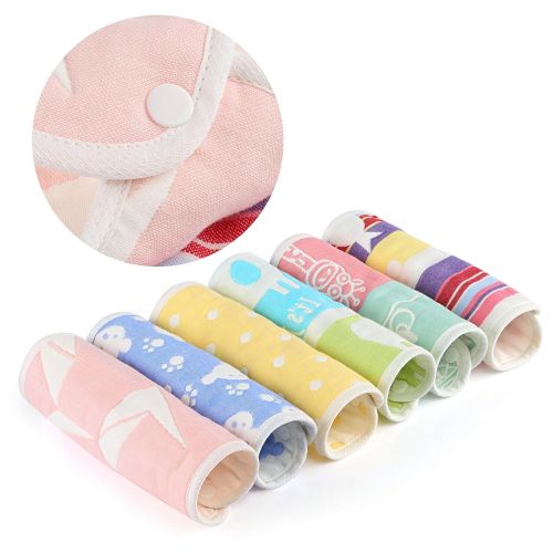  LIHAO 6PCS Cotton Drool Pads Carrier Strap Cover Infant Car Seat Strap Covers - Soft & Comfortable