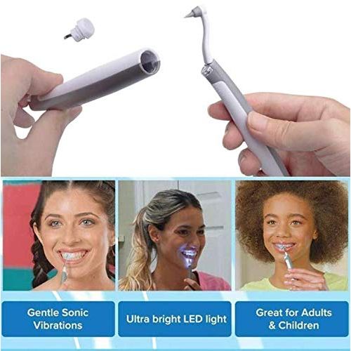  LIJIANGUO 1PC Professional Dental Cleaning Tools Electric Sonic Pic Tooth Stain Eraser Plaque Remover Portable...