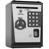 [아마존베스트]LIKE Toy Piggy Bank Safe Box Fingerprint ATM Bank ATM Machine Money Coin Savings Bank for Kids