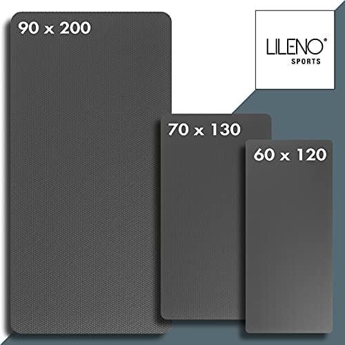  [아마존베스트]LILENO SPORTS Floor protection mat, extra durable treadmill mat, 8 mm thick, fitness underlay mat for cross trainers, roller trainers and other fitness equipment, also for yoga