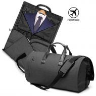 LILINSS Mens Suit Bag Foldable Waterproof Oxford Cloth Portable Travel Bag Travel Storage Bag 45L