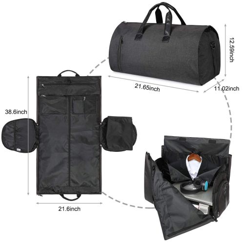  LILINSS Suit Storage Bag Mens Foldable Waterproof Oxford Cloth Portable Travel Bag Travel Storage Bag 45L