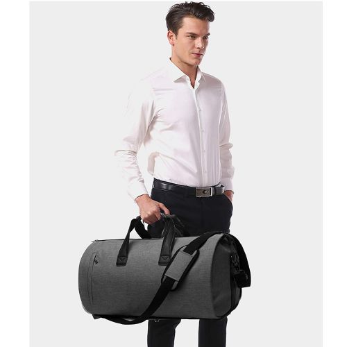  LILINSS Mens Suit Storage Bag Large Capacity Folding Waterproof Oxford Cloth Portable Travel Bag Travel Storage Bag 45L