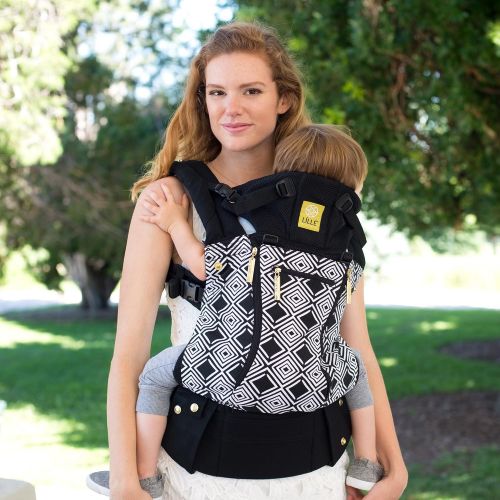  LILLEbaby LLLEEbaby The COMPLETE All Seasons SIX-Position, 360° Ergonomic Baby & Child Carrier, Black Soho - Multi-Position Ergonomic Baby Carrier for Infants Babies Toddlers