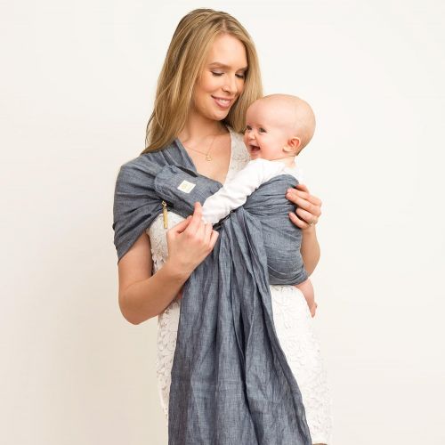  LILLEbaby LLLEEbaby Ring Sling with Removable Pocket, Heathered Dusk