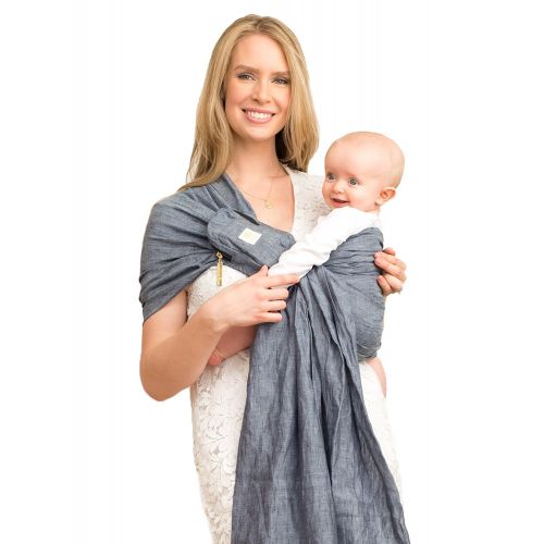  LILLEbaby LLLEEbaby Ring Sling with Removable Pocket, Heathered Dusk