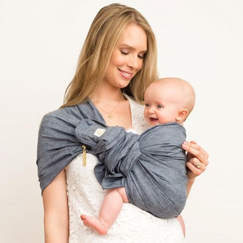  LILLEbaby LLLEEbaby Ring Sling with Removable Pocket, Heathered Dusk